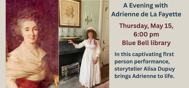 An Evening with Adrienne de La Fayette