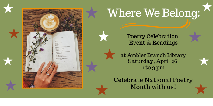 Poetry Contest Winners and Celebration Event April 26